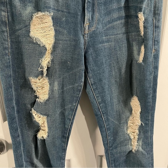 Frame Denim Le Skinny de Jeanne Distressed Jeans Size 29 - Picture 3 of 8